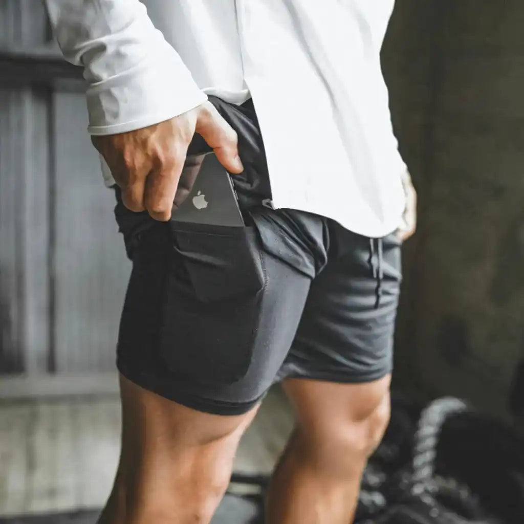 Shorts respiráveis,
Shorts masculinos para treino,
Shorts fitness,
Shorts esportivos,
Shorts de performance,
Shorts de compressão,
Shorts de academia,
Shorts com bolso para celular,
shorts 2 em 1,
Kit shorts esportivos+,