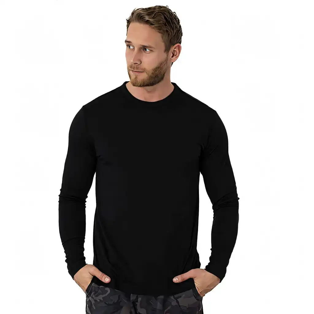 Roupa masculina de aquecimento,
Roupa de inverno para atividades ao ar livre, 
Roupa de aquecimento merino,
Camiseta térmica casual,
Camiseta de manga longa térmica,
Camisa térmica masculina,
Blusa térmica de lã merino,
Blusa de treino antiodor,
Blusa de inverno esportiva,
Blusa de alta performance,