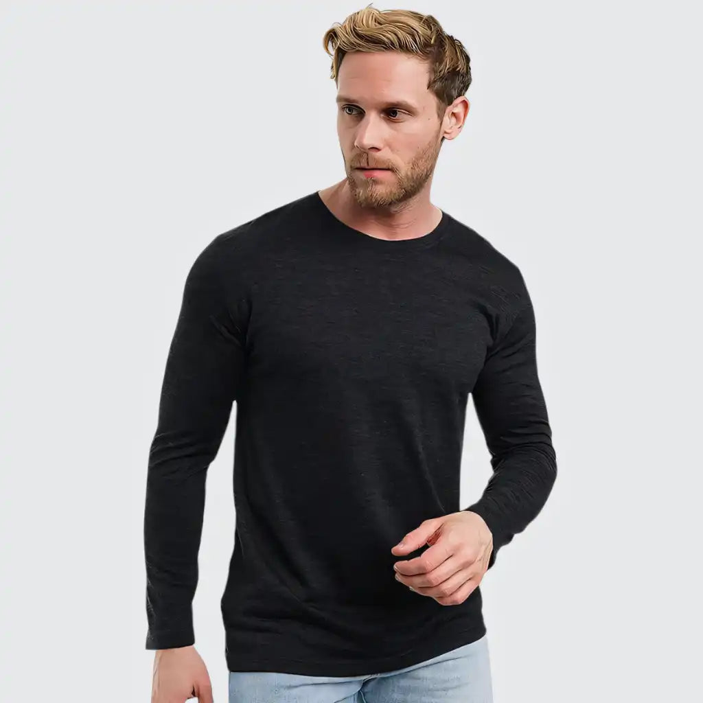 Roupa masculina de aquecimento,
Roupa de inverno para atividades ao ar livre, 
Roupa de aquecimento merino,
Camiseta térmica casual,
Camiseta de manga longa térmica,
Camisa térmica masculina,
Blusa térmica de lã merino,
Blusa de treino antiodor,
Blusa de inverno esportiva,
Blusa de alta performance,